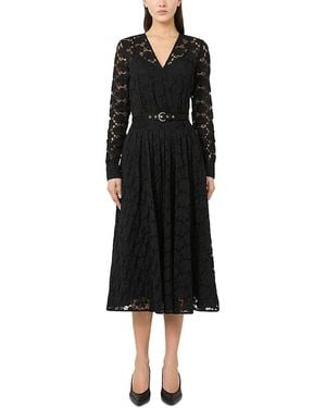 Max Mara Mstagrume Lace Dress - Black