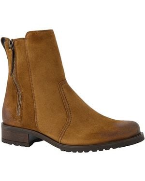 Paul Green Cheyenne Suede Ankle Boots - Brown