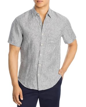 Alex Crane Ola Regular Fit Linen Shirt - Gray