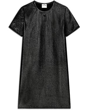 Courreges Vinyl Mini Dress - Black