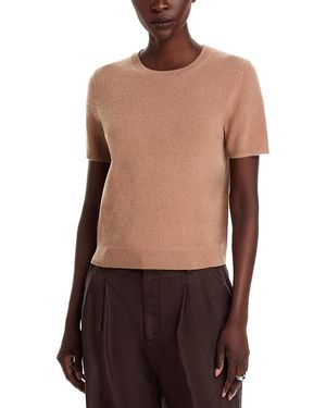 C by Bloomingdale's Cashmere Cashmere Crewneck Sweater - Natural