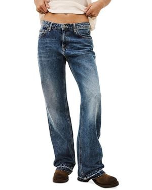 Ba&sh Ivana Low Rise Wide Leg Jeans - Blue