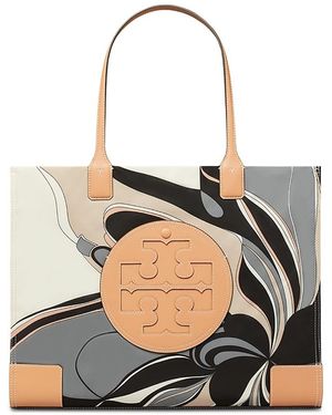 Tory Burch Ella Printed Tote - White