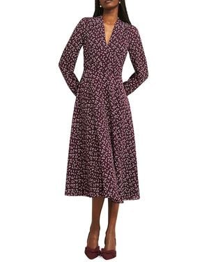 Hobbs Aurora Dress - Purple
