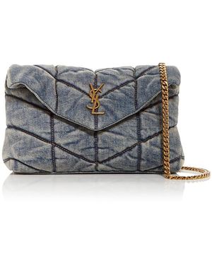 Saint Laurent Puffer Toy Convertible Shoulder Bag - Gray