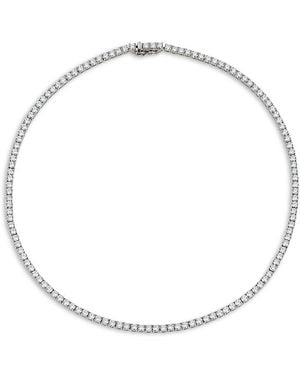 Nadri 3Mm Cubic Zirconia Tennis Necklace, 16 - Natural