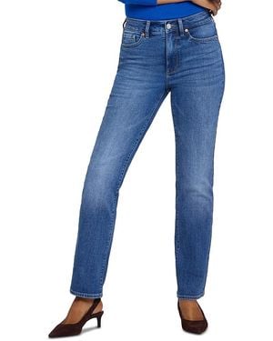 NYDJ Marilyn Cotton Blend Marilyn Straight Jeans - Blue