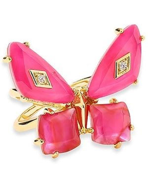 Kendra Scott Bianca Butterfly Cocktail Ring - Pink