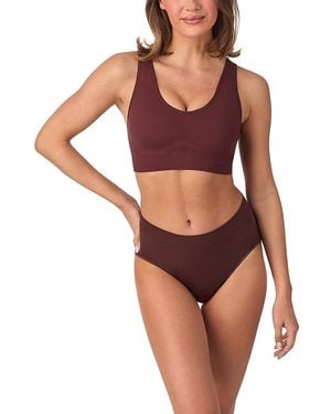 Le Mystere Seamless Wirelee Back Smoother Bra - Brown