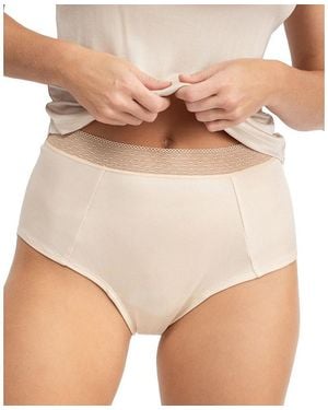 Uwila Warrior High Waisted Soft Silk Brief - Brown