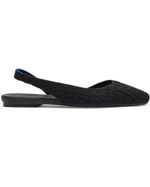 Rothy's The Almond Slingback Flats - Black