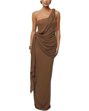 JLUXLABEL Rich Mocha Wrap Dress - Brown