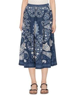 Sea Emelina Midi Skirt - Blue
