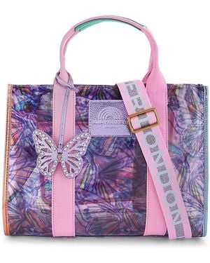 Kurt Geiger Southbank Large Butterfly Tote - Purple