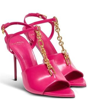 Balmain Sync Sandals - Pink