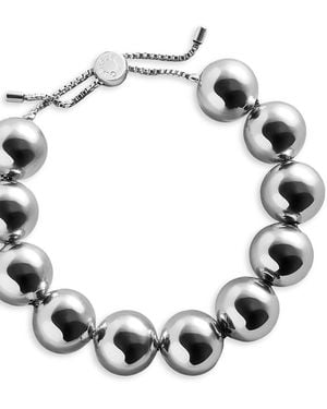 BaubleBar Jane Beaded Statement Slider Bracelet - Metallic