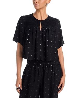 Aqua Mirror Swing Top - Black