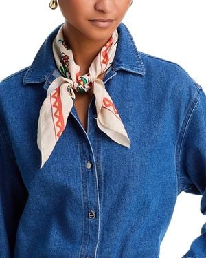 The Great The Derby Silk Bandana - Blue