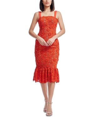 Dress the Population Desiree Lace Dress - Red