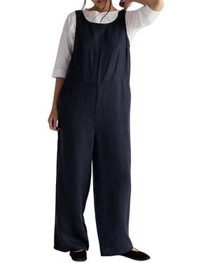 Seasalt Cornwall Salt Air Wide Leg Jumpsuit - Blue