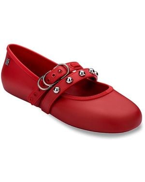 Melissa Soft Studs Ballerinas - Red
