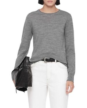 AllSaints Coyte Wool Crewneck Sweater - Gray