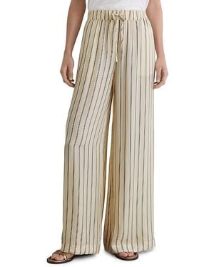 Reiss Petite Drawstring Pants - Natural
