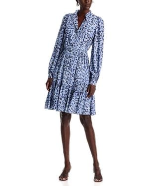 Kobi Halperin Charlotte Tie Waist Dress - Blue