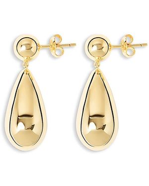 LIE STUDIO Lola Drop Earrings - Metallic