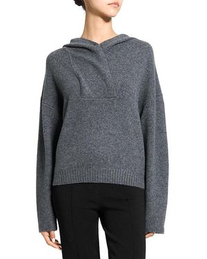 Theory Astor Knit Hoodie - Gray