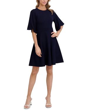 Ted Baker Flared Sleeve Mini Dress - Blue