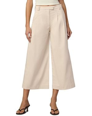 Joe's Jeans The Pleated High Rise Culotte Pants - Natural