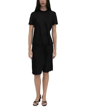 Rosetta Getty Bias Combo Tee - Black