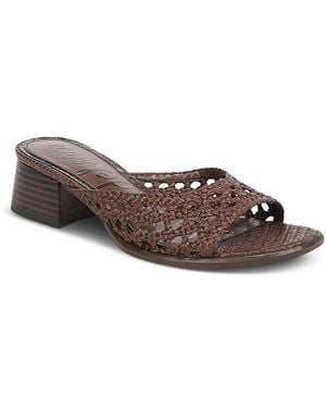 Sam Edelman Fynn Slide Sandals - Brown