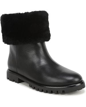 Vince Cameron Shearling & Suede Boots - Black