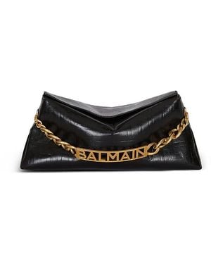 Balmain 1945 Soft Clutch - Black