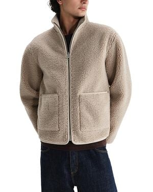 Wax London Killick Fleece Jacket - Natural