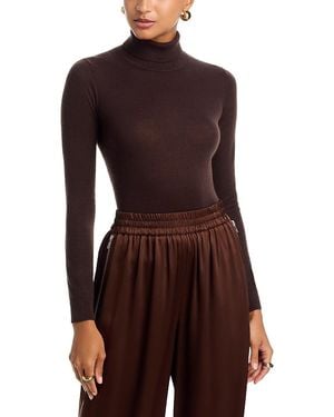 Co. Long Sleeved Cashmere Turtleneck Top - Purple