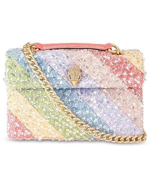 Kurt Geiger Kensington Large Sequin Bead Convertible Crossbody - Pink