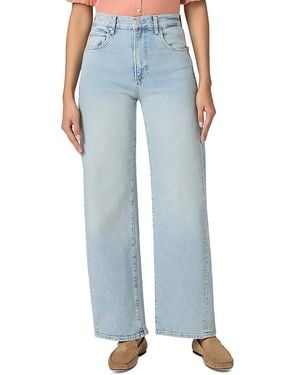 PAIGE Arellia Skimmer High Rise Barrel Leg - Blue