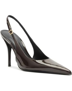 SCHUTZ SHOES Liora Patent Slingback Pumps - White