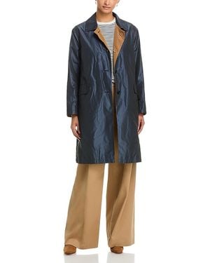 Herno Reversible Topper Coat - Blue