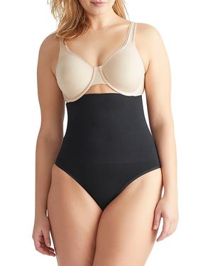 Yummie High Waisted Thong - Black