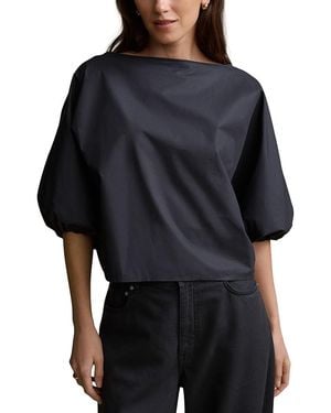 Jenni Kayne Float Cotton Dolman Sleeve Top - Black