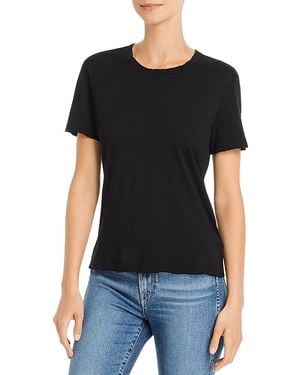 Cotton Citizen Distressed Crewneck Tee - Black