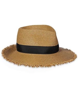 Eric Javits Fringe Pinch Sun Hat - Natural