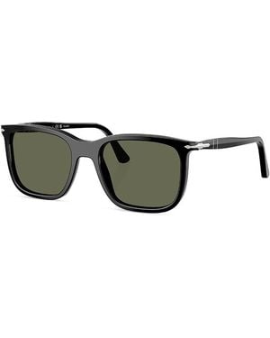Persol Renzo Rectangular Sunglasses, 56Mm - Green