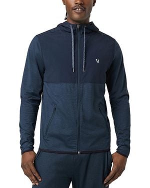 Vuori Sunday Element Hooded Track Jacket - Blue