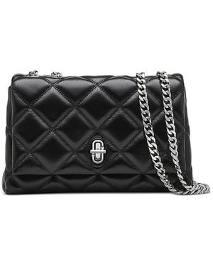 Marc Jacobs The Quilted Slim Dual Convertible Shoulder Bag - Black