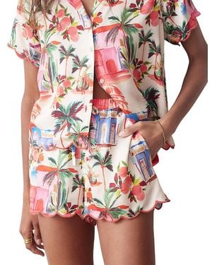 Marine Layer Paloma Resort Shorts - Red